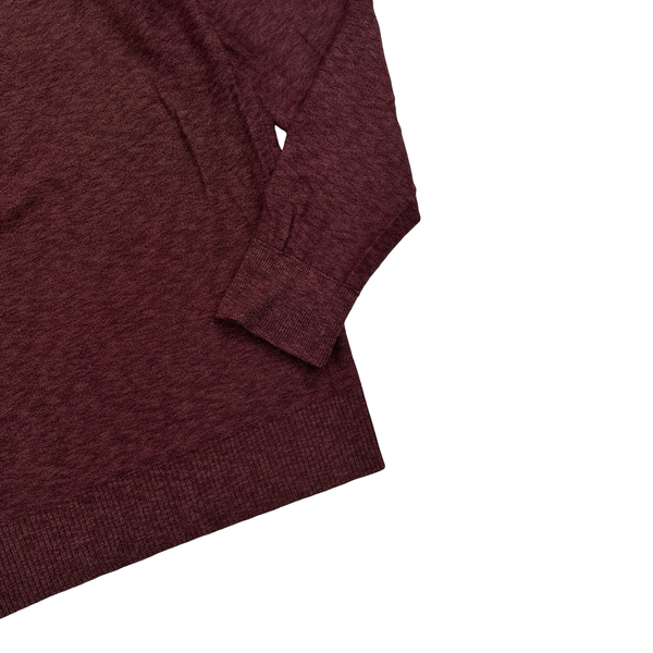 Stone Island Burgundy 2019 Crewneck Jumper - XXL