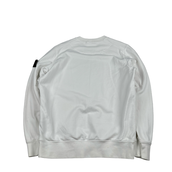 Stone Island 2021 White Crewneck Pullover Jumper - XL