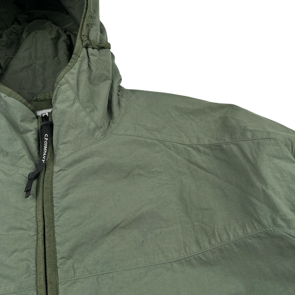 CP Company Dark Green Flatt Nylon Hooded Jacket - XXL