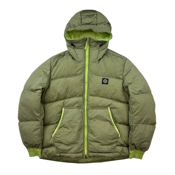 Stone Island 2019 Nylon Metal Watro Down TC Puffer Jacket Large Mat s Island