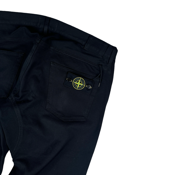 Stone Island 2014 Navy Slim Fit Cycling Chino Trousers - 38"