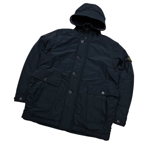 Stone island micro sales reps jacket navy