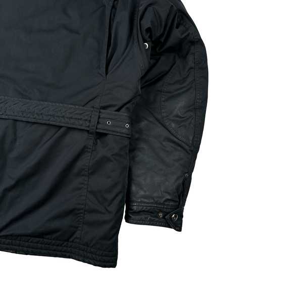 Ralph Lauren Black Quilted Multi Pocket Heavyweight  Field Jacket - Medium