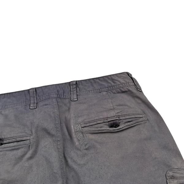 Stone Island 2017 Grey Slim Fit Cargo Shorts - 31"