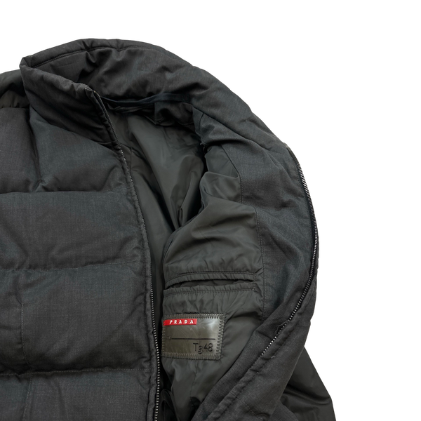 Prada Black Label Monochrome Puffer Gilet - Medium