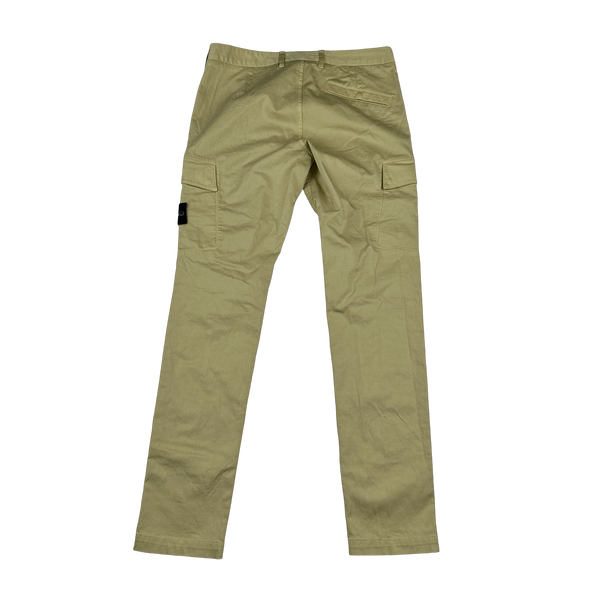 Stone Island 2023 Slim Tan Cargo Trousers - 33"