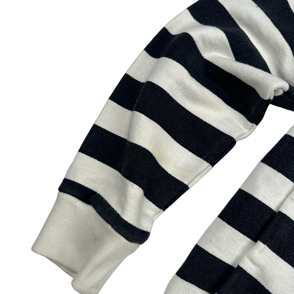 Stone Island Marina 2017 Striped Cotton Pullover Hoodie - Medium