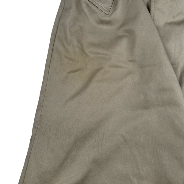 Burberry Nova Check Lined Tan Long Trench Coat - Large