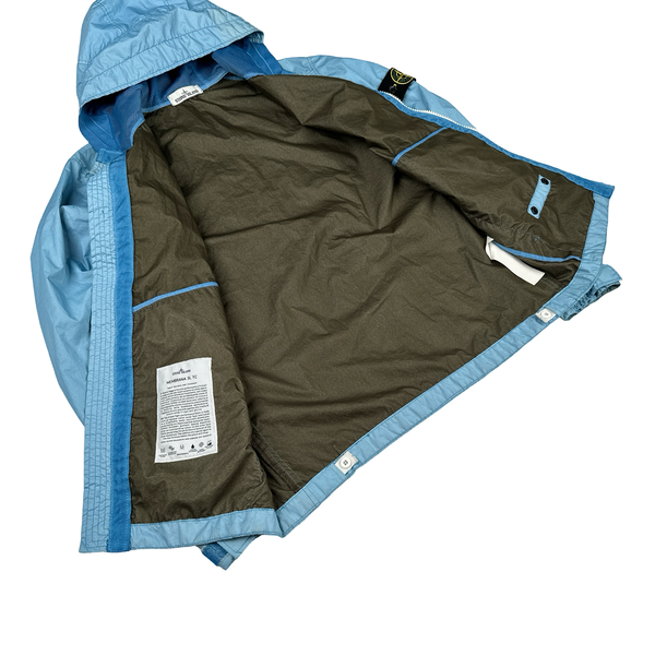 Stone Island 2017 Blue Membrana 3L TC Rain Jacket - XL