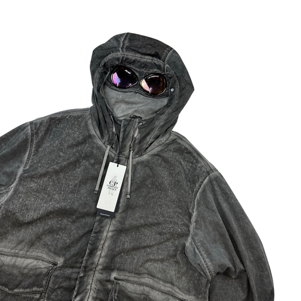 CP Company x Palace Grey Nylon La Mille Goggle Jacket - XL
