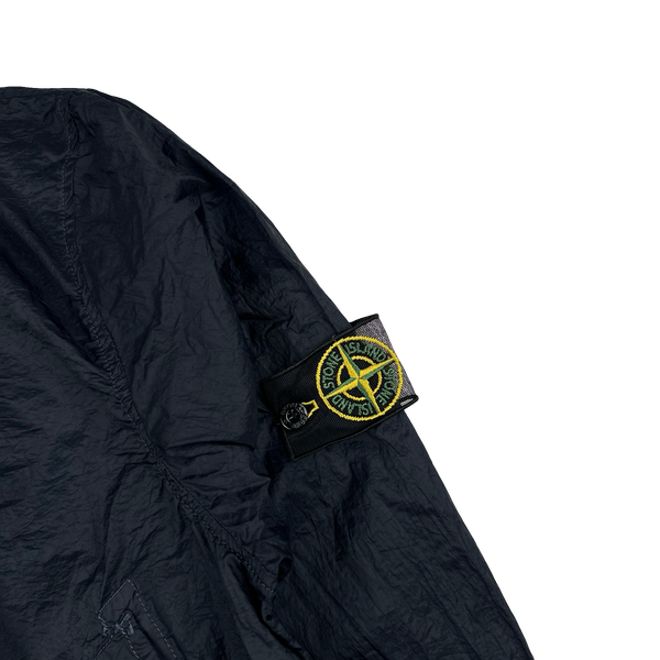 Stone Island 2008 Navy Mesh Badge Lightweight Jacket - Large
