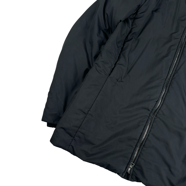 Prada Black Nylon Red Tab Padded Jacket - Medium