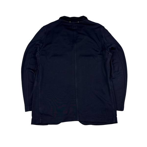 CP Company 2010 Navy Cotton Blend Buttoned Blazer - Large