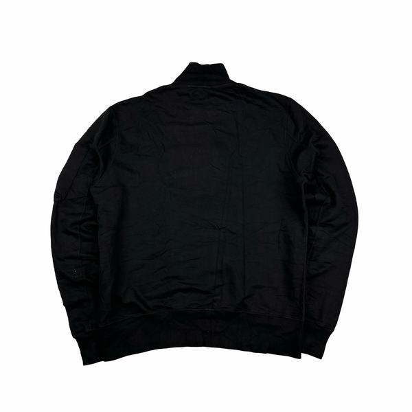 CP Company Black Lens View Quarter Buttoned Jumper - Large