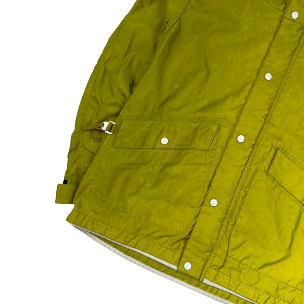 Stone Island 2011 Yellow Liquid Reflective Jacket - XL