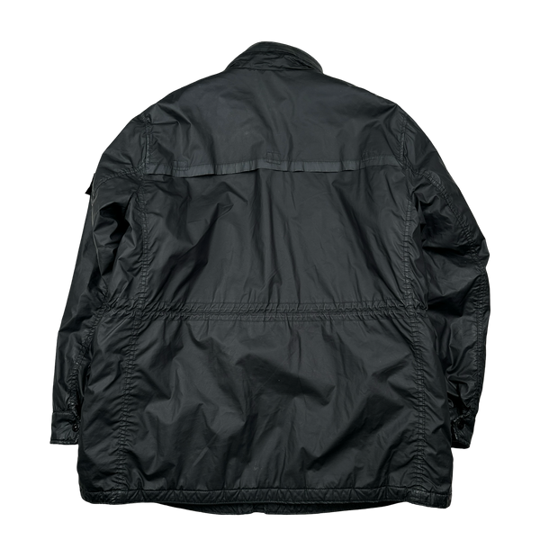 Stone Island 2012 Charcoal Mussola Gommata Field Jacket - 3XL