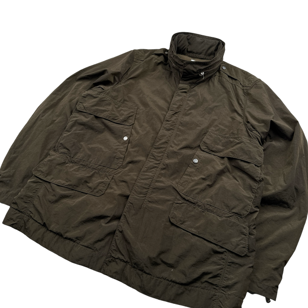 CP Company 2007 Khaki Chrome Nylon Field Jacket - XXL