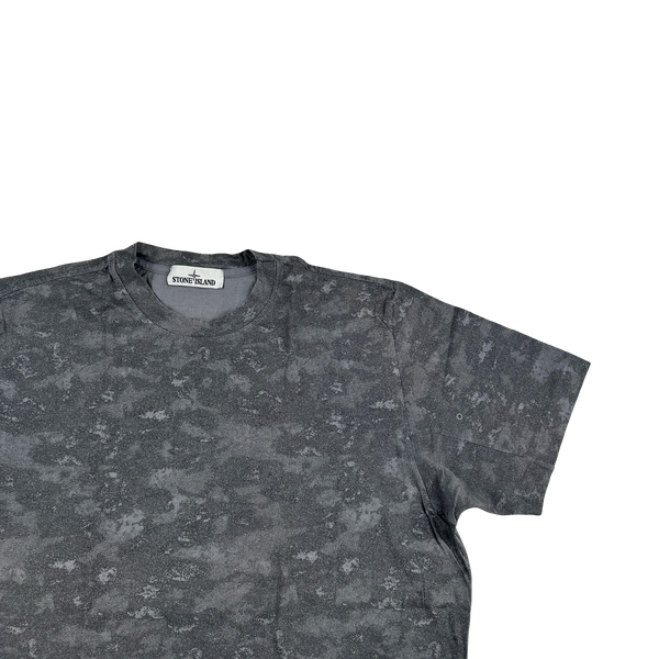 Stone Island 2016 Grey Camo Cotton T Shirt - XL