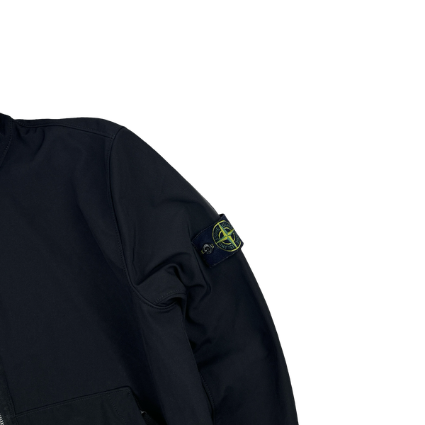 Stone Island 2019 Black Light Soft Shell R Jacket - Large