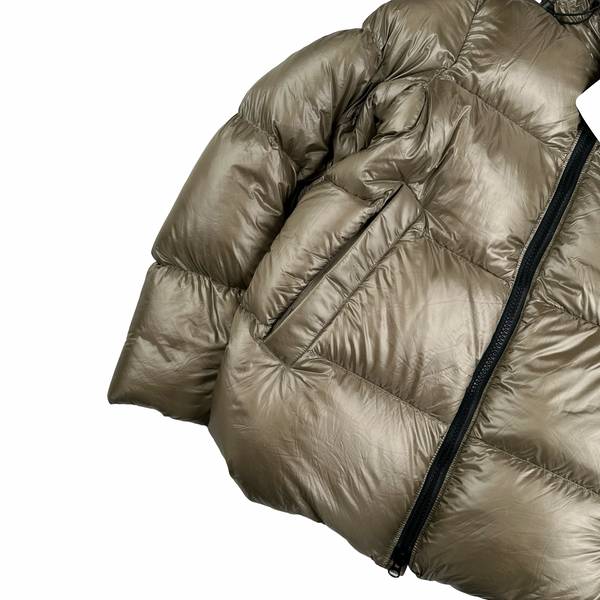 Canada Goose Gold Black Badge Crofton Down Jacket - Large