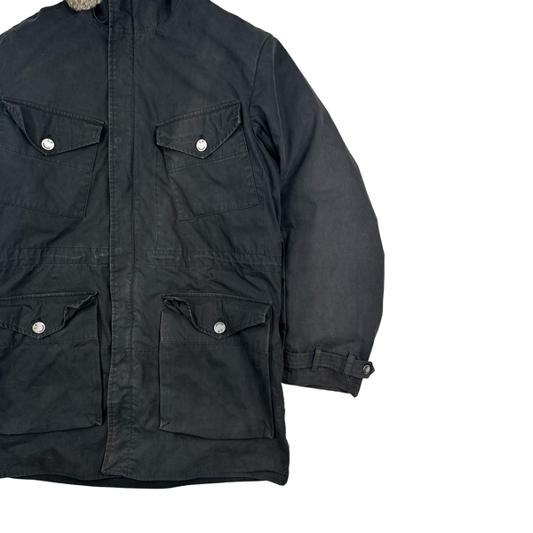 CP Company Vintage 2004 Fur Hooded Lined Parka Jacket - Large