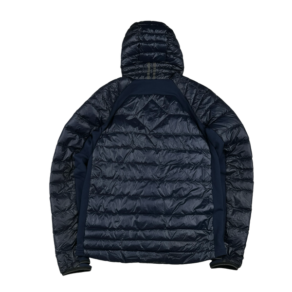 Canada Goose Navy Premium Down Hybridge Puffer Jacket - Large