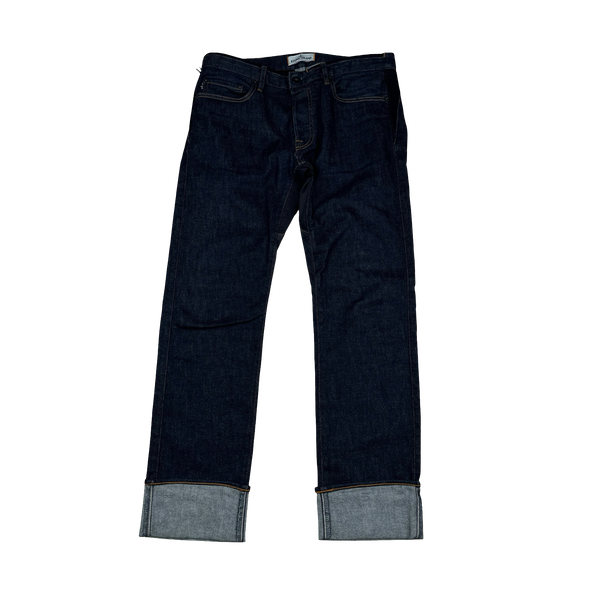Stone Island 2014 Dark Wash Indigo Slim Fit Cycling Trousers - 32"