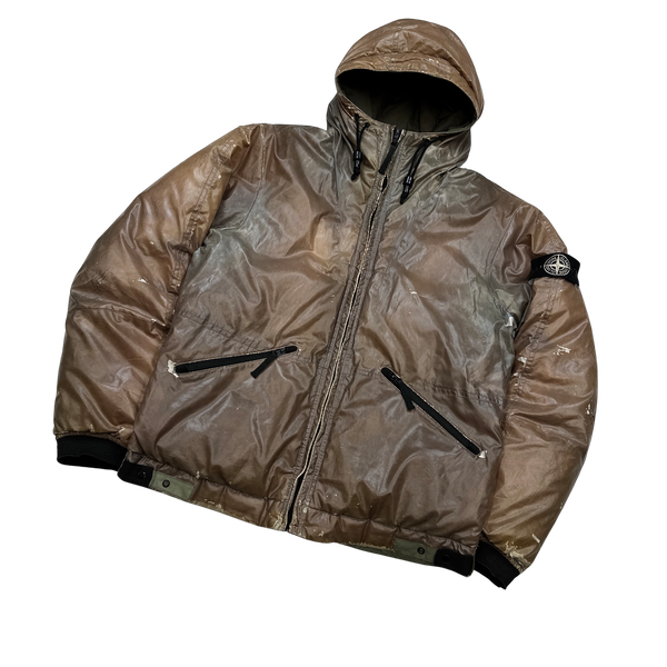 Stone Island 2010 Tan Ice Jacket Large Mat s Island