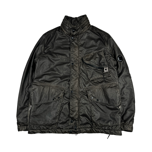 CP Company Brown Nyber Jacket - Large