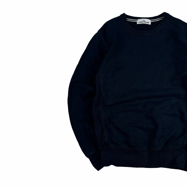 Stone Island 2015 Navy Cotton Crewneck Sweatshirt - Medium