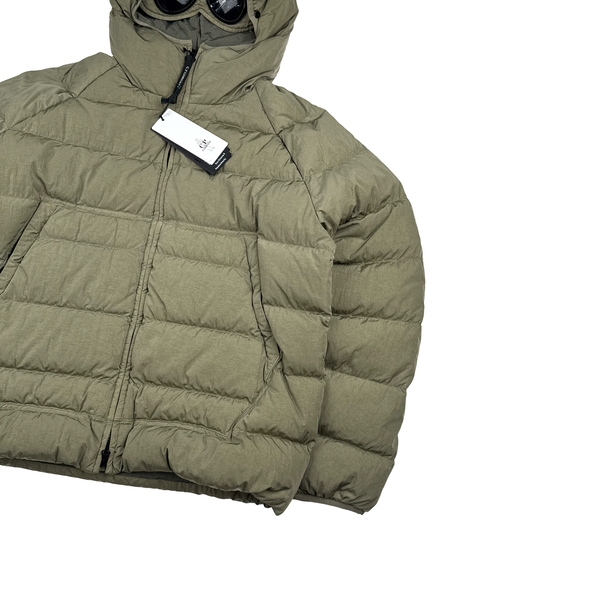 CP Company Olive Grey ECO CHROME-R Down Filled Puffer Jacket - XL