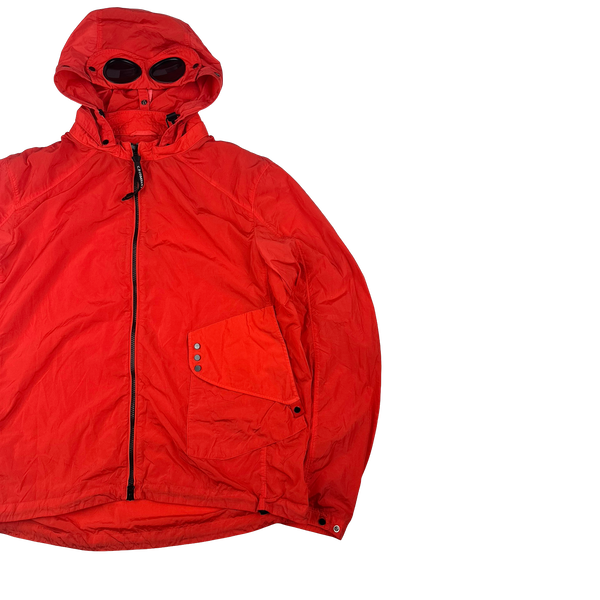 CP Company Orange Chrome Goggle Jacket - XXL