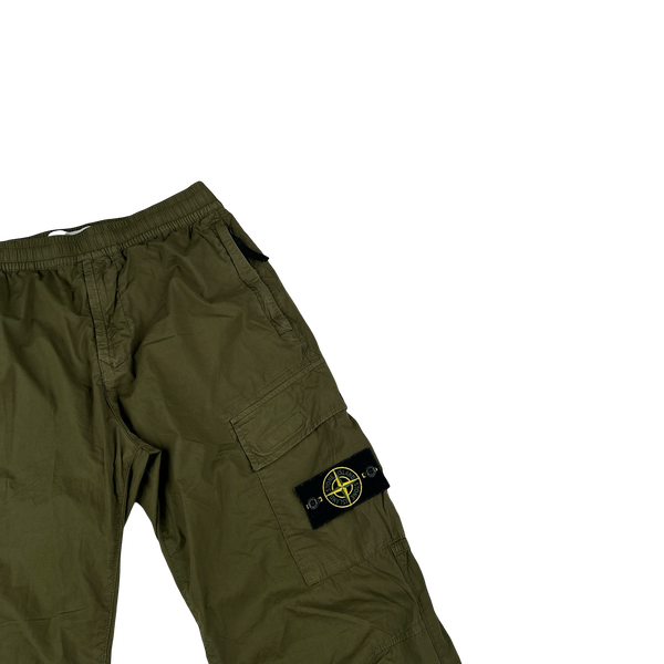 Stone Island 2019 RE-T Khaki Cotton Cargos - 30"