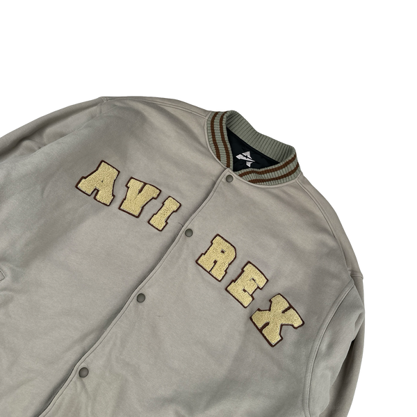 Avirex 75 Thick Cotton Quilted Spellout Avirex Bomber Jacket - 3XL