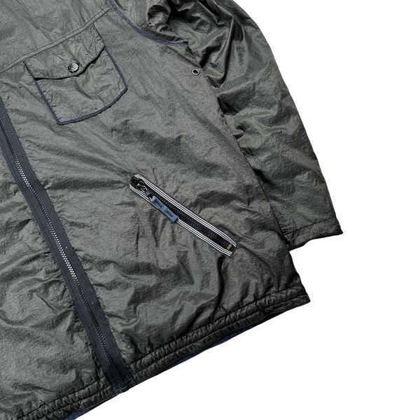 Stone Island 1994 Vintage Green Edge Badge Nylon Zipped Jacket - XL