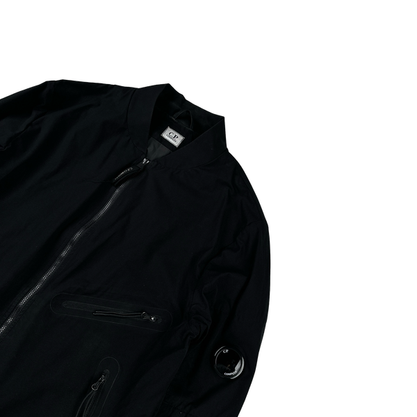 CP Company Black Pro Tek Bomber Jacket - Medium