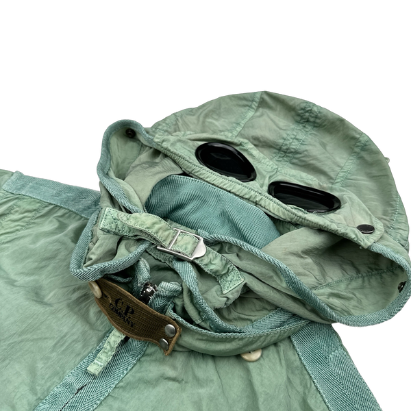 CP Company Chrome Shimmer Goggle Green Jacket - Medium