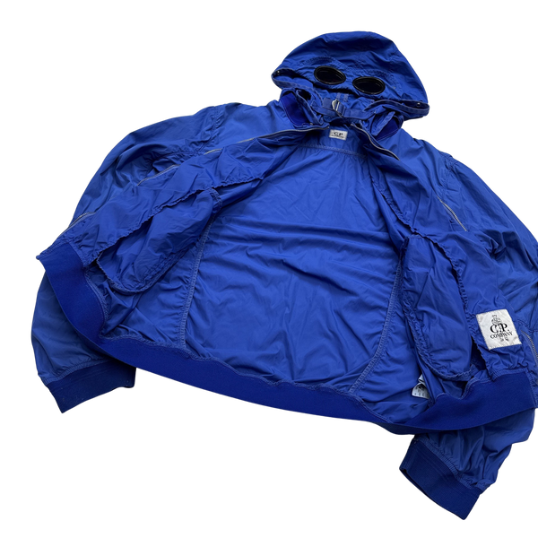 CP Company 2009 Blue Nylon Goggle Jacket - XXL