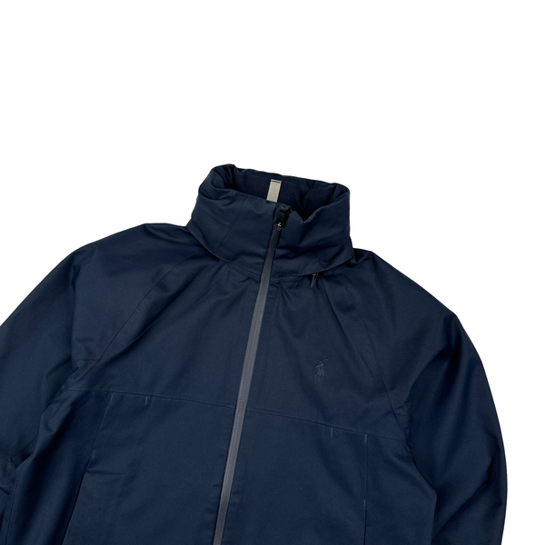 Ralph Lauren Performance Navy Smart Water Resistant Nylon Jacket - XS