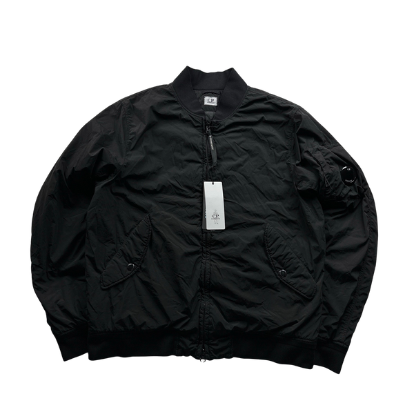 CP Company Black Nycra-R Bomber Jacket - XL