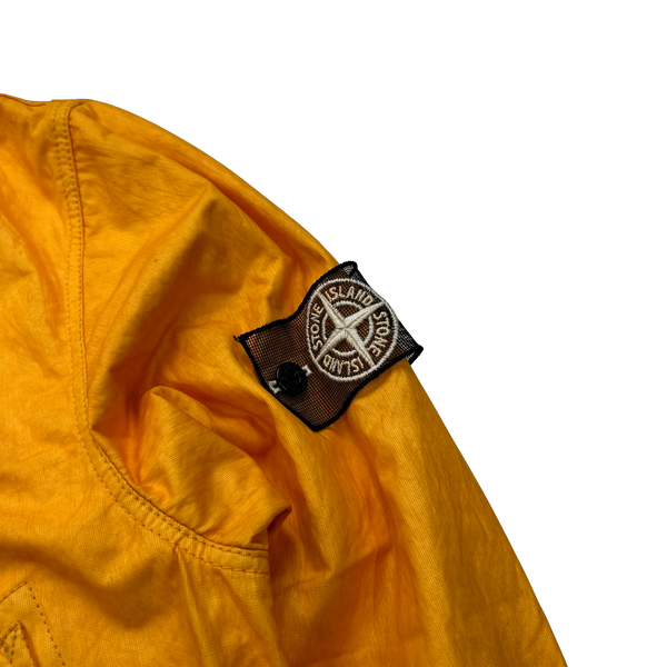 Stone Island 2010 Tyveck Special Edit140n White Mesh Badge Jacket - Medium