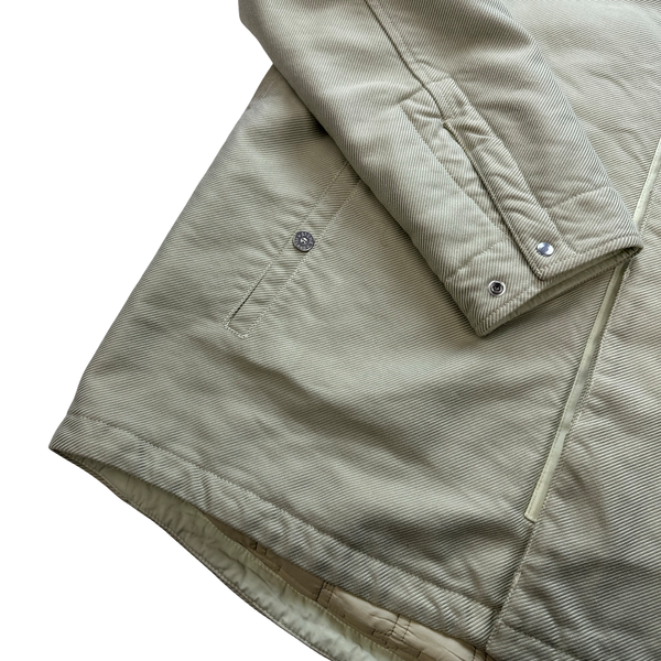Stone Island 2022 Beige Shadow Project Insulated Coach Jacket - Small - Large