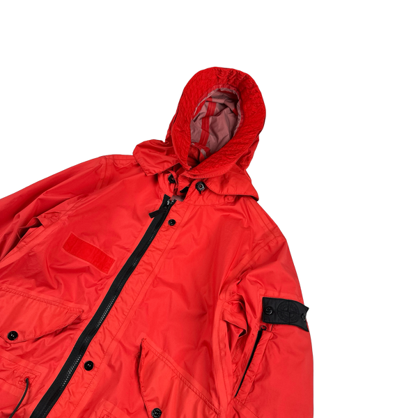 Stone Island 2015 Red Shadow Project Pulver R 3L Fishtail Parka Jacket - Medium