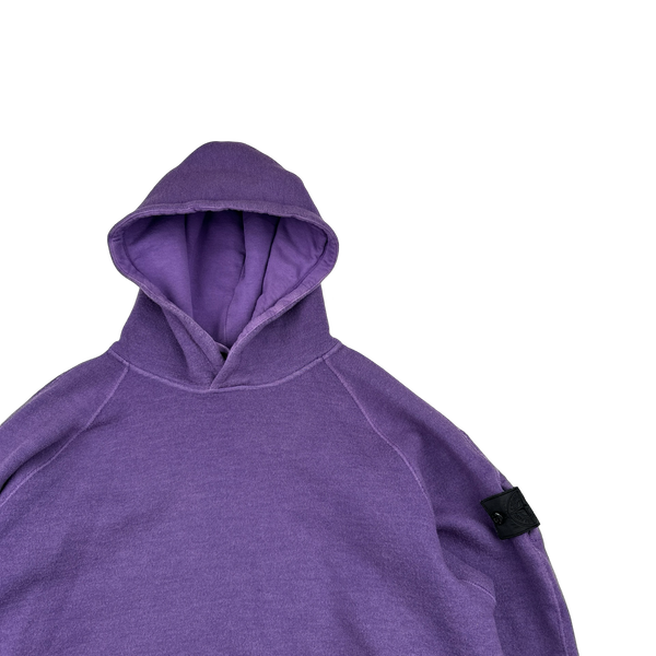 Stone Island 2021 Purple Wool Shadow Project Hoodie - XL