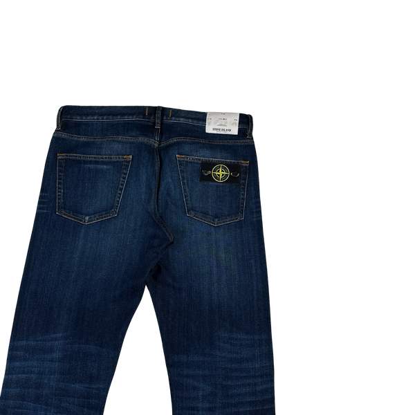 Stone Island 2017 RE-T Dark Wash Denim Jeans - 34"