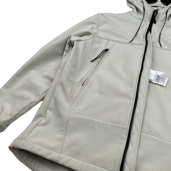 CP Company Off White Lined Soft Shell Jacket - Small
