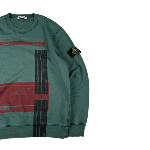 Stone Island 2021 Green Crewneck Pullover Jumper - XXL