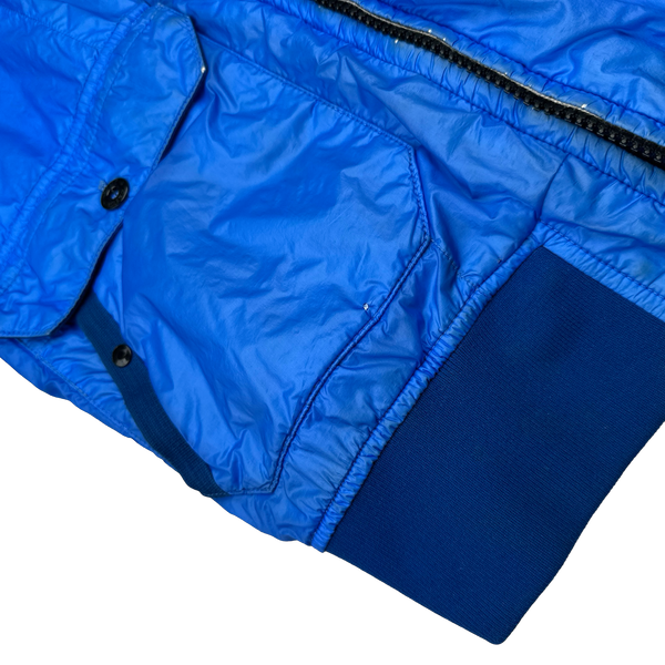 Stone Island 2011 Blue Tyveck Micro Rip Stop Bomber Jacket - Large