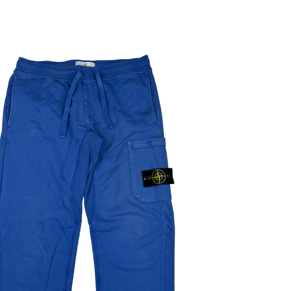 Stone Island 2019 Blue Slim Fit Cotton Joggers - Medium