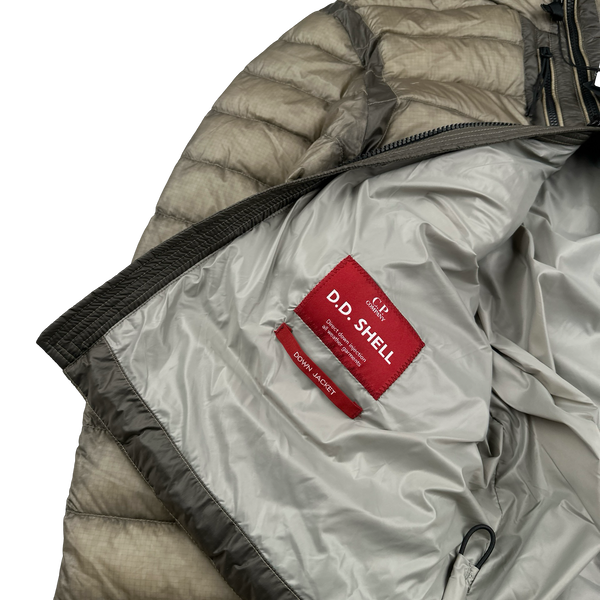CP Company Beige DD Shell Goggle Jacket - Medium & Large